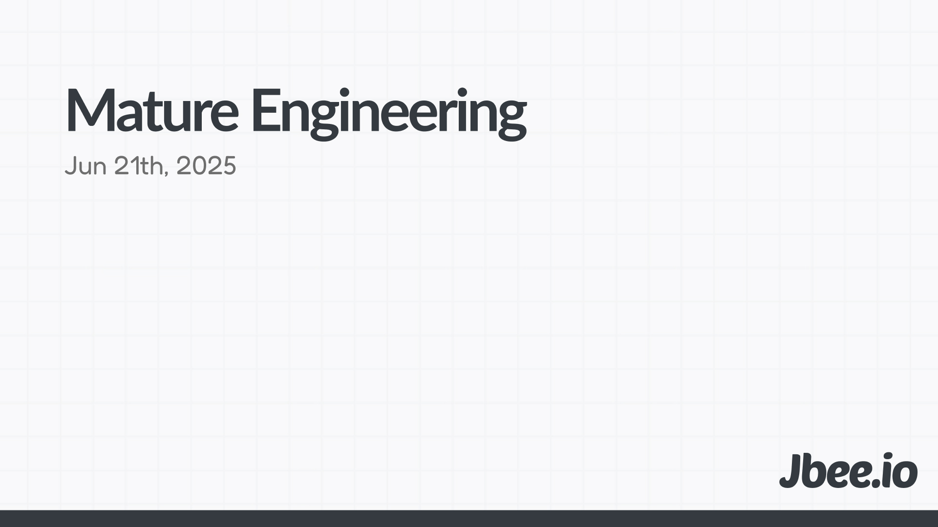 mature-engineering